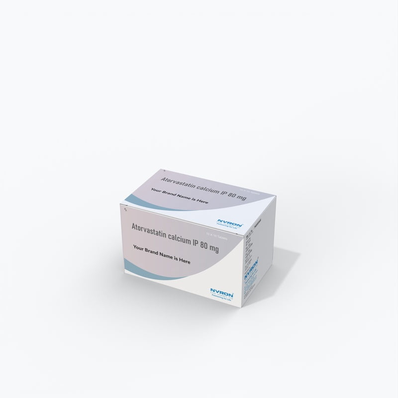 Atorvastatin Calcium IP 80 mg