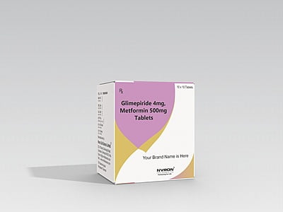 Glimepiride (4mg) + Metformin (500mg)