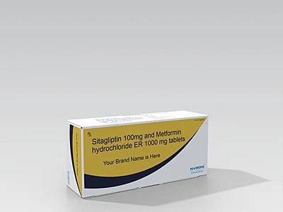 Sitagliptin (100mg) + Metformin (1000 mg)