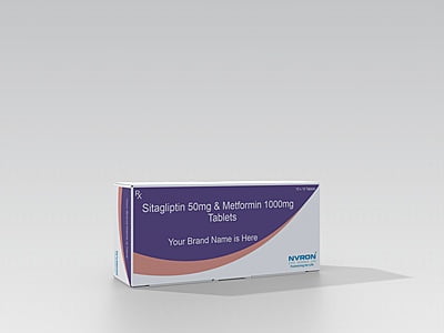 Sitagliptin (50mg) + Metformin (1000 mg)