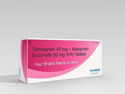 Telmisartan 40 mg + Metoprolol Succinate 50 mg (ER)