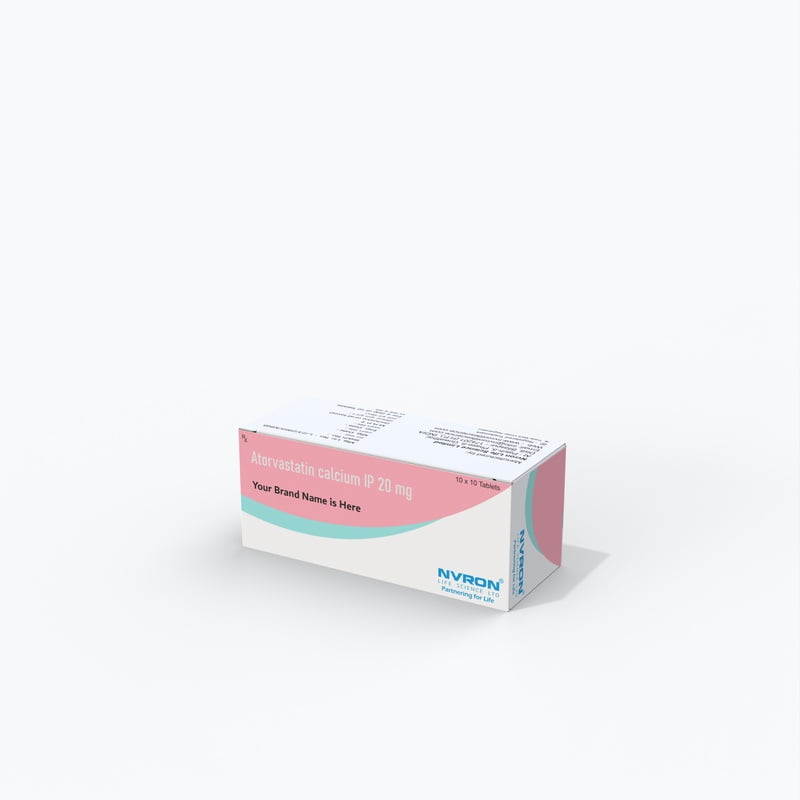 Atorvastatin Calcium IP 20 mg