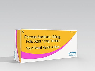 Ferrous Ascobate 100mg & Foloc Acid 15mg