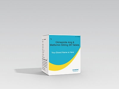 Glimepiride 4 mg + Metformin 500 mg SR