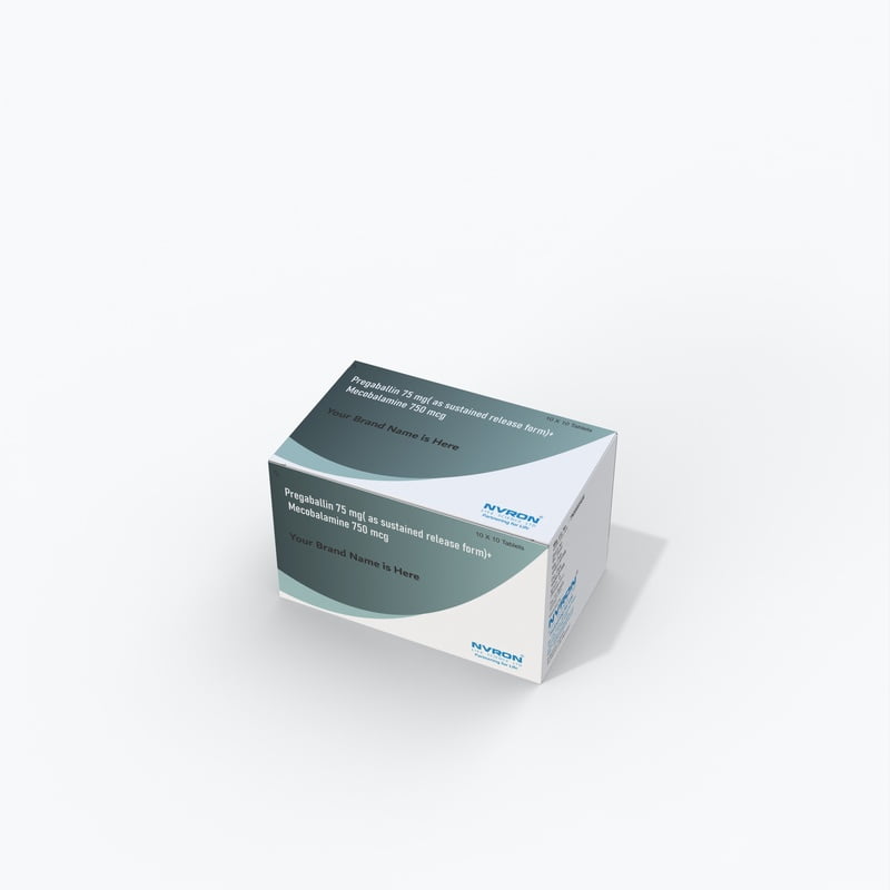 Pregaballin 75 mg (as susutained release form)+ Mecobalamin 750 mcg Pregaballin 75 mg (as susutained release form)+ Mecobalamin 750 mcg